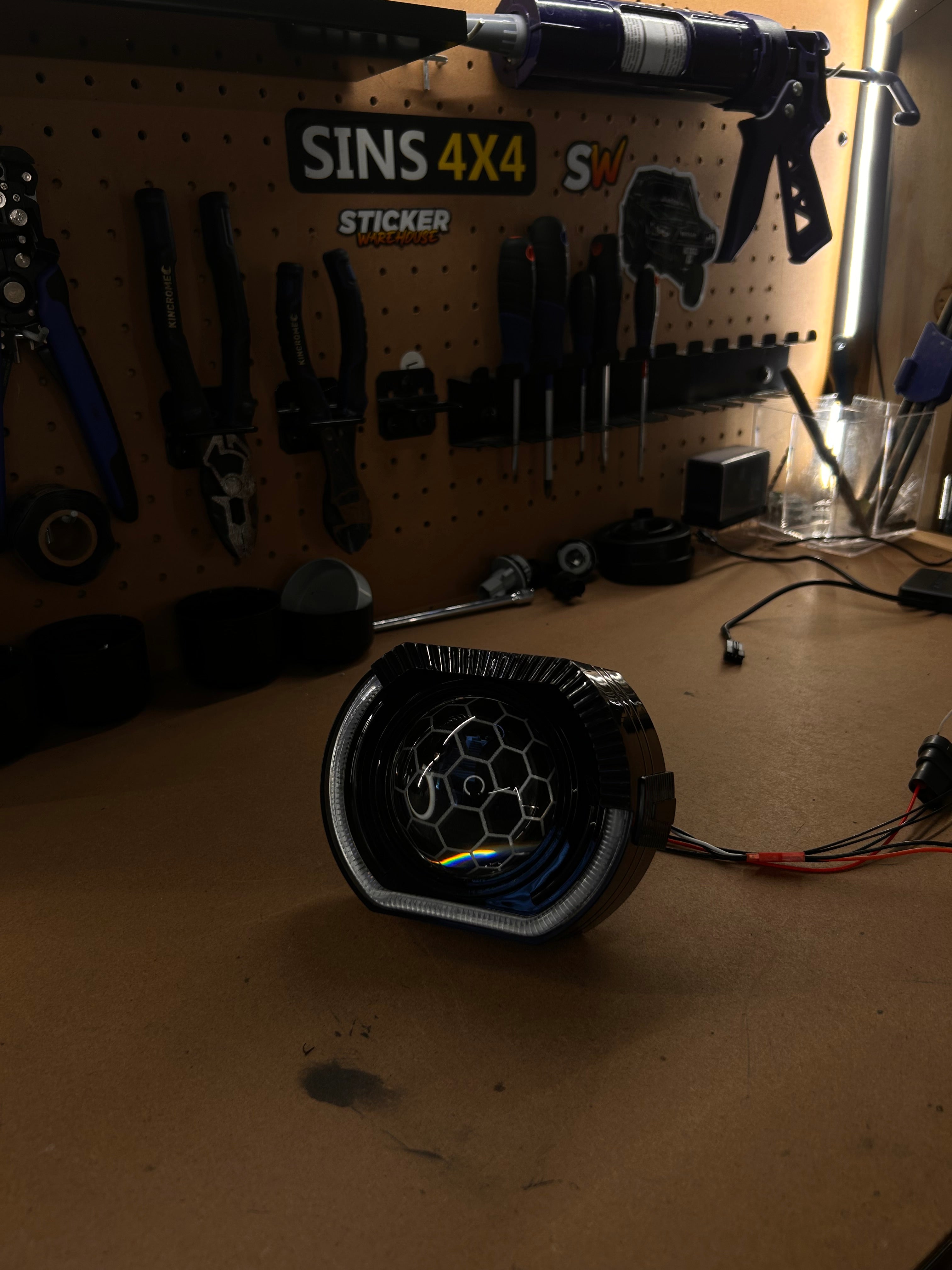 Headlights angry diy kits